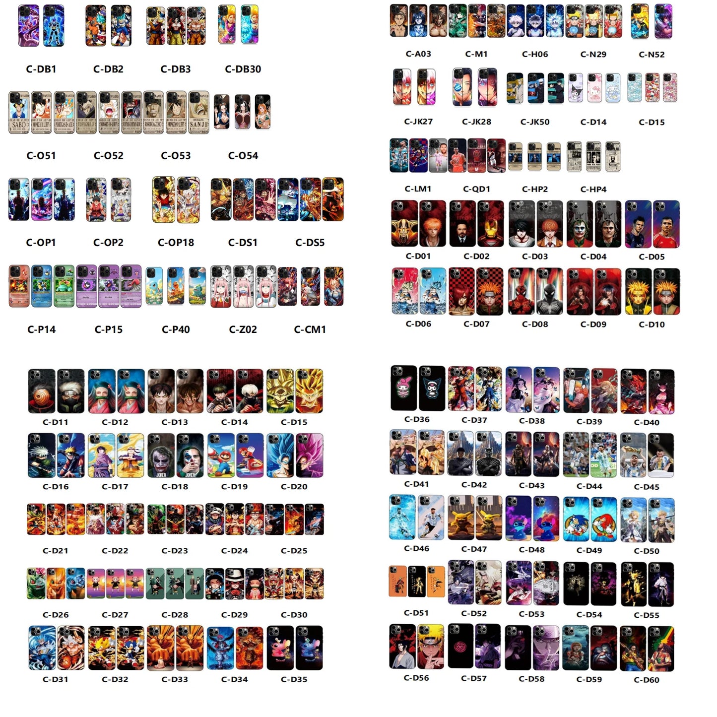 Anime Cool Boy/Girl 3D Lenticular Phone Case for Iphone,Samsung,,Xiaomi/Redmi,Ect. Creative Phone Cover Kids Birthday Gift